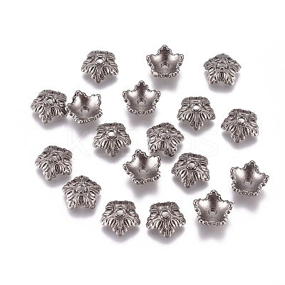 Tibetan Style Bead Caps LS-TIBEB-A24621-B-LF-1