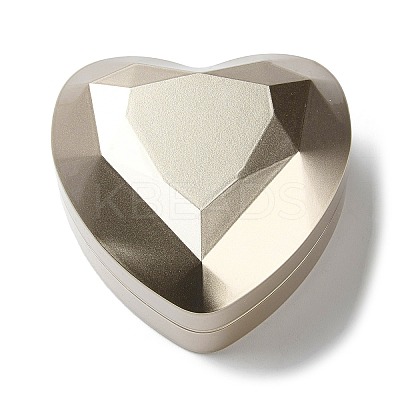 Heart Shaped Plastic Ring Storage Boxes LS-CON-C020-01E-1
