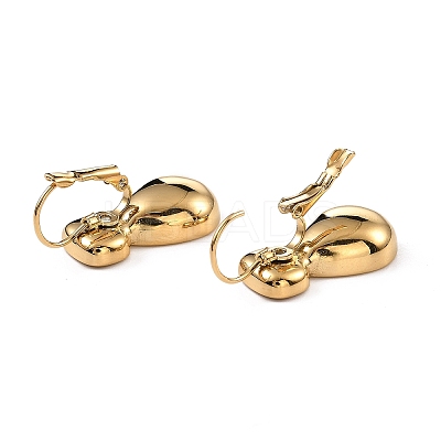 Ion Plating(IP) 304 Stainless Steel Leverback Earring Findings EJEW-G346-04G-1