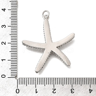 Brass Micro Pave Cubic Zirconia Pendants KK-Z125-08P-1