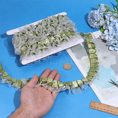 1Pc Polyester Ruffled Trimming DIY-ME0003-35C-1