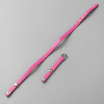 Imitation Leather Cord Bracelets BJEW-WH0030-04A-1