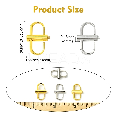 10Pcs 2 Colors Alloy Adjuster Buckles FIND-CJ0004-08-1