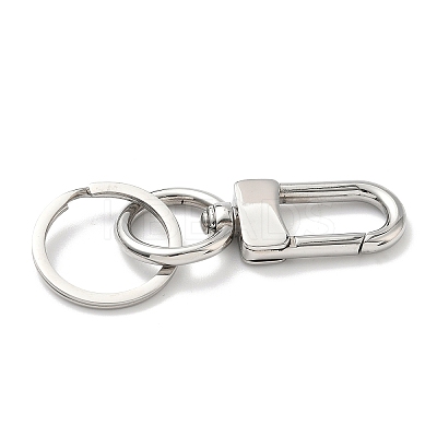 304 Stainless Steel Keychain Rings STAS-H238-02P-1
