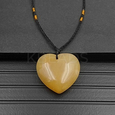 Natural Citrine Pendant Necklaces XA8803-09-1