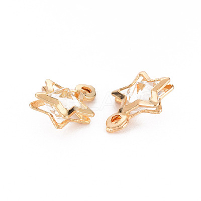Rack Plating Eco-Friendly Iron Charms LS-X-IFIN-Q133-015-NR-1