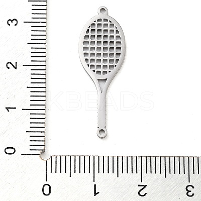 304 Stainless Steel Hollow Connector Charms STAS-M076-12P-1
