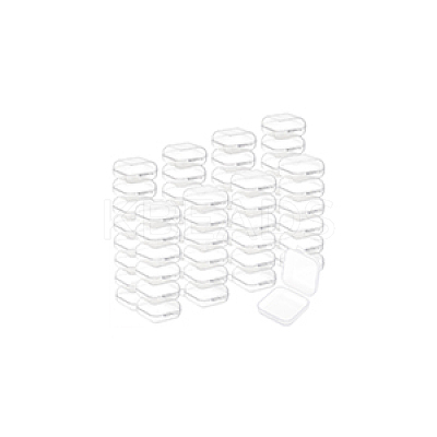 Transparent Plastic Box CON-WH0085-93-1