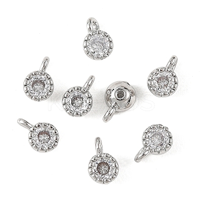 SHEGRACE Brass Pave Cubic Zirconia Charms XGRQ5K551-832P-A-1