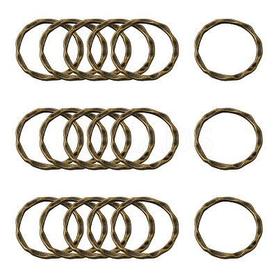 Tibetan Style Linking Rings X-PALLOY-A017-AB-FF-1