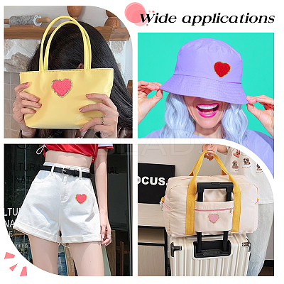 18Pcs 3 Styles Towel Cloth Computerized Embroidery Cloth Iron On/Sew On Patches DIY-FG0006-76-1