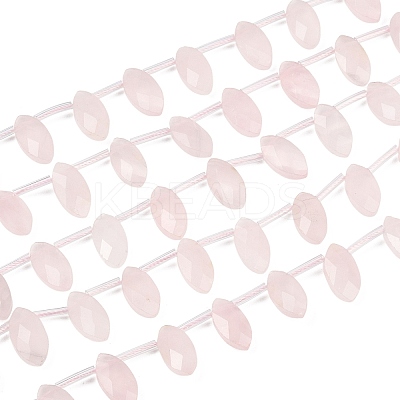 Natural Madagascar Rose Quartz Beads Strands G-P607-A06-01-1