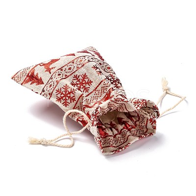 Cotton Gift Packing Pouches Drawstring Bags X-ABAG-B001-01B-07-1