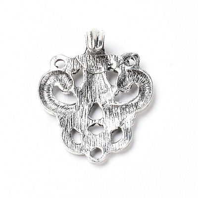 Alloy Hook Button PALLOY-WH0082-64-1