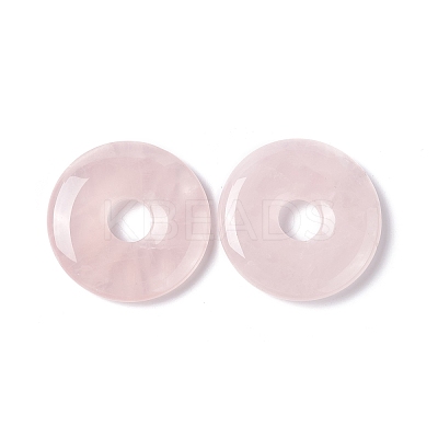 Natural Rose Quartz Pendants G-I331-01G-1