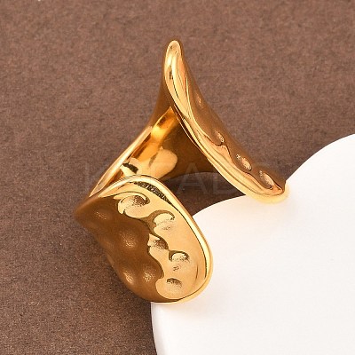 304 Stainless Steel Cuff Open Rings LS-RJEW-D336-02G-1