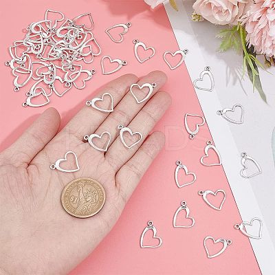 100PCS Unique Valentines Day Gift Ideas for Girlfriend Tibetan Style Alloy Pendants TIBEP-UN0001-07-1