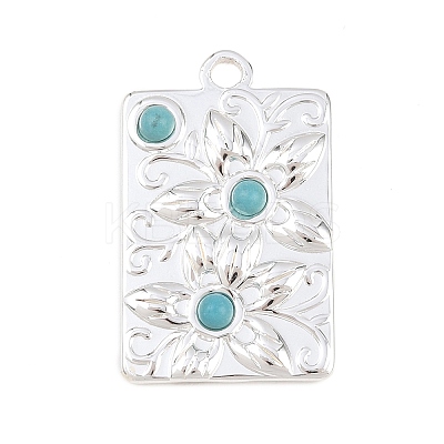 Synthetic Turquoise Pendants LS-STAS-H253-01B-S-1
