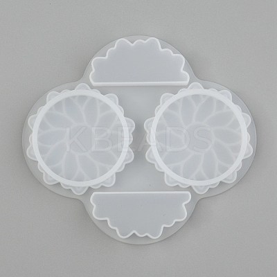 Flower Straw Topper Silicone Molds Decoration X-DIY-J003-06-1