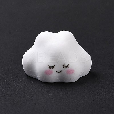 Cute Opaque Resin Cabochons RESI-L037-02I-1