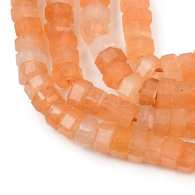 Natural Red Aventurine Beads Strands G-G345-C27-2x4mm-1
