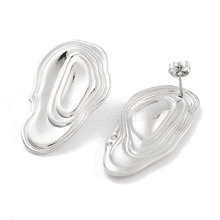 Non-Tarnish 304 Stainless Steel Stud Earrings for Women EJEW-K283-07P-1