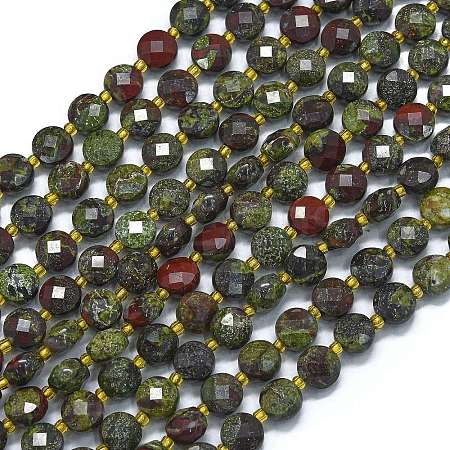 Natural Dragon Blood Beads Strands G-K389-B60-01-1