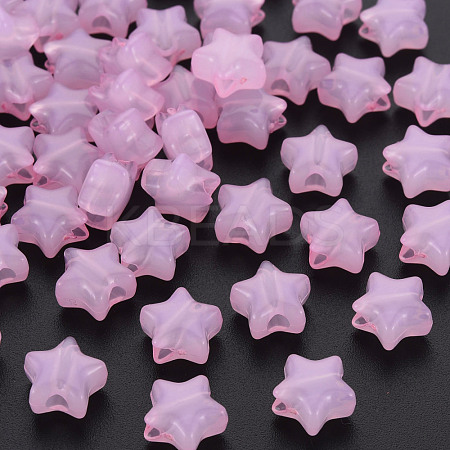 Imitation Jelly Acrylic Beads MACR-S373-45-E10-1