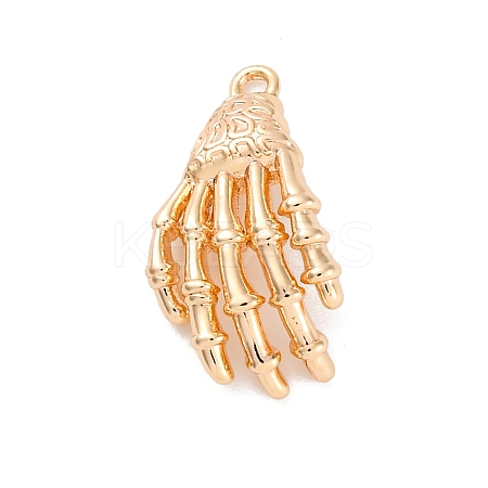 Brass Micro Pave Cubic Zirconia Pendants KK-D288-05G-1
