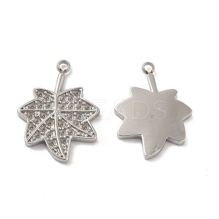 Non-Tarnish 304 Stainless Steel Pendant Rhinestone Settings STAS-F284-30P-1