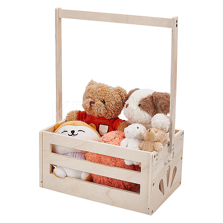 Rectangle Wooden Baby Shower Closet Crates ODIS-WH0025-282-1