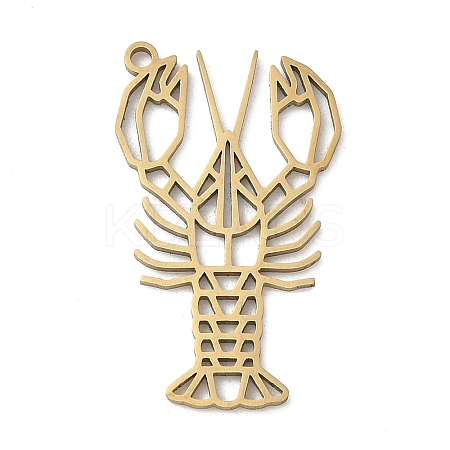 Ocean Theme 201 Stainless Steel Pendants LS-STAS-G366-08G-01-1