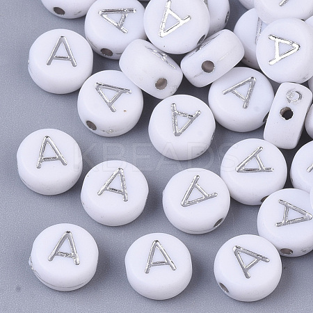Plating Acrylic Beads PACR-R243-04A-1