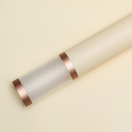 20 Sheets Gold Edge Waterproof Opp Plastic Gift Wrapping Paper PAAG-PW0001-020G-1
