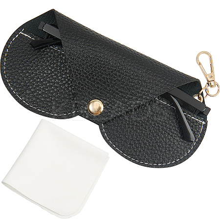1Pc PU Leather Eyeglass Cases AJEW-CN0003-23E-1