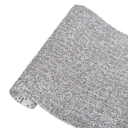 Glitter Resin Hotfix Rhinestone(Hot Melt Adhesive On The Back) DIY-GL0001-02-1