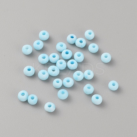 Opaque 8/0 Glass Seed Beads SEED-TAC0001-01A-11-1