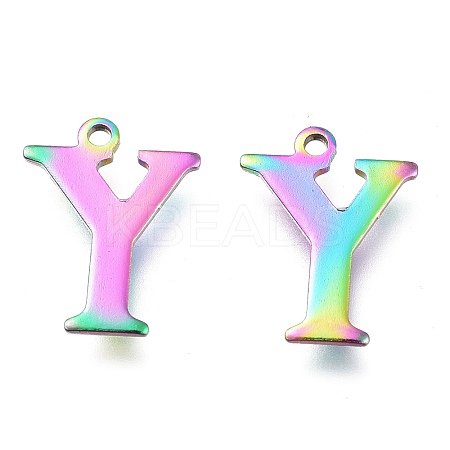 Ion Plating(IP) 304 Stainless Steel Charms STAS-H112-Y-M-1