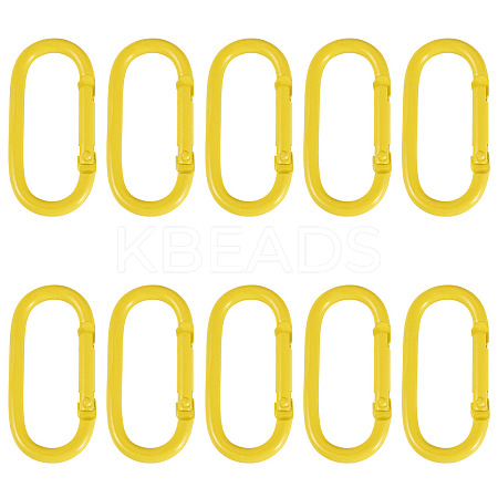 10Pcs Alloy Spring Gate Rings FIND-TA0009-25H-1