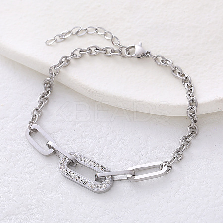 European Style Stainless Steel Chain Bracelets VB6385-1