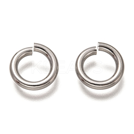 Non-Tarnish 304 Stainless Steel Open Jump Rings STAS-H136-06D-P-1