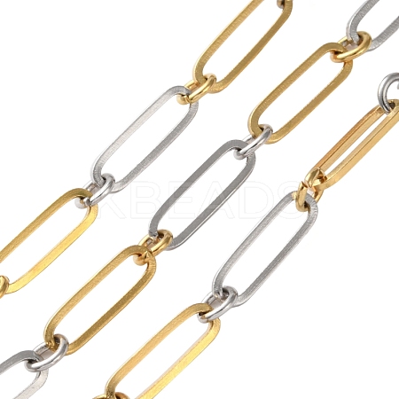 304 Stainless Steel Oval Link Chains CHS-R020-01GP-02-1