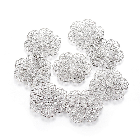 Non-Tarnish 304 Stainless Steel Filigree Joiners LS-X-STAS-G192-15P-1