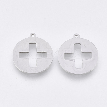 Non-Tarnish 201 Stainless Steel Pendants STAS-T044-144P-1