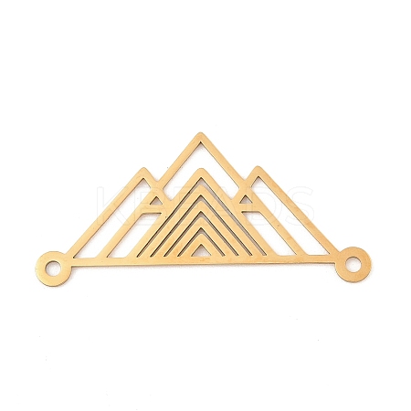201 Stainless Steel Hollow Connector Charms STAS-Z109-19G-1
