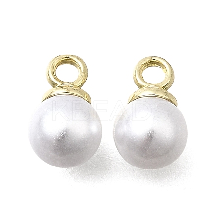 ABS Plastic Imitation Pearl Pendants FIND-H052-01B-04G-1