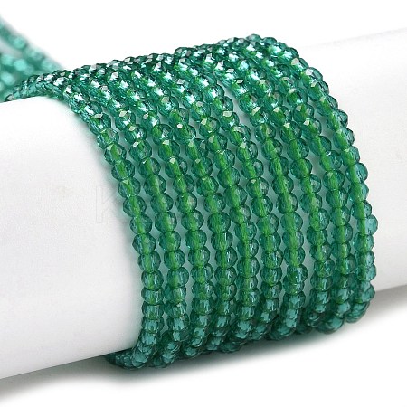 Transparent Glass Beads Strands GLAA-H021-03-17-1