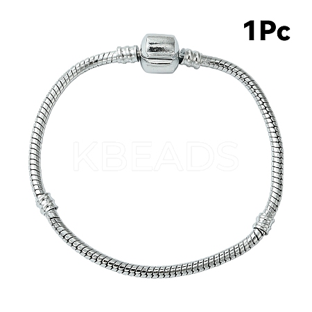 1Pc Brass European Style Bracelets For Jewelry Making MAK-YW0001-20-1