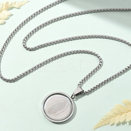 201 Stainless Steel Pendant Necklaces LS-NJEW-Z058-01P-1