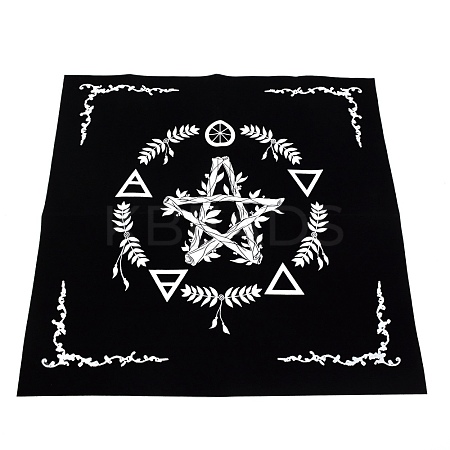 Cloth Square Altar Tarot Tablecloth AJEW-WH0023-41A-1